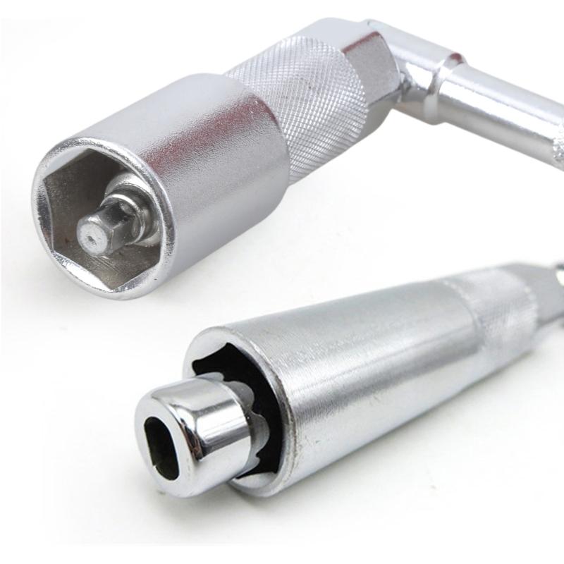 For CR-V 24/27mm Hex Socket Wrench Rear Shock Absorber Repair Tool for Car Automotive Front/Back Shock Absorber Manual T