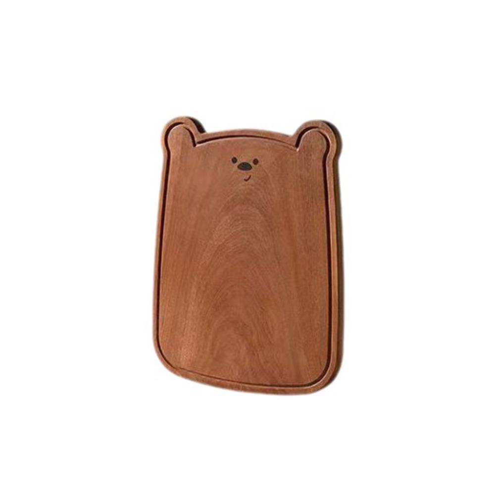 Eco-Friendly Bear Cutting Board Cute Design Fruit Cutting Board Home Use Bread Board  Kitchen