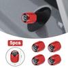 For Bentley Flying Spur Continental DHWE GT Bentayga Mulsanne 5Pcs Aluminum Alloy Car Tire Valve Stem Cover Dustproof Cap Accessories