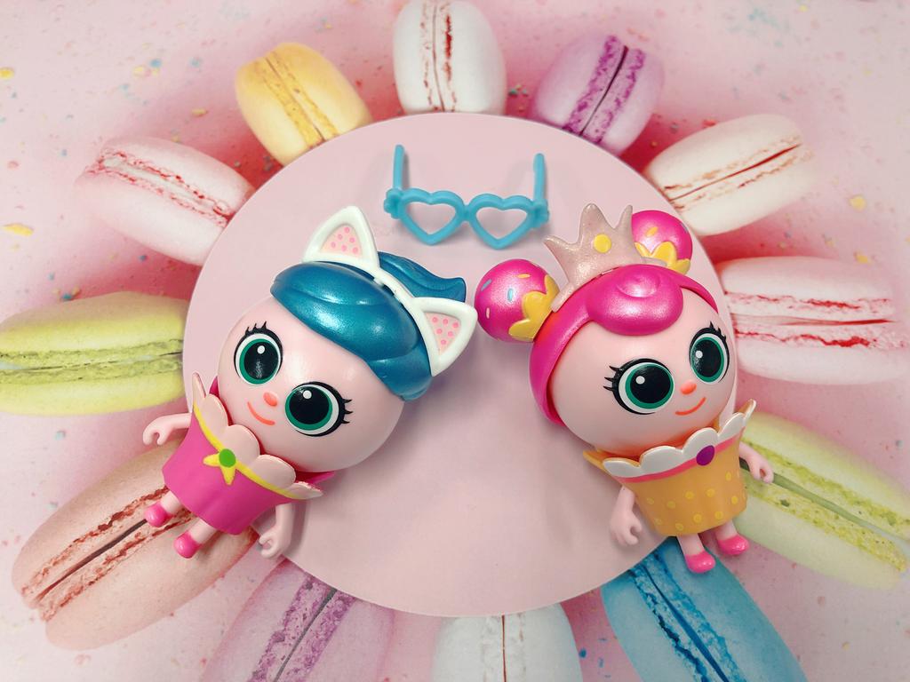 Toytron Bread Barbershop Mini Cupcake Decorating Set - Bling Pop & Pink Kitty Edition