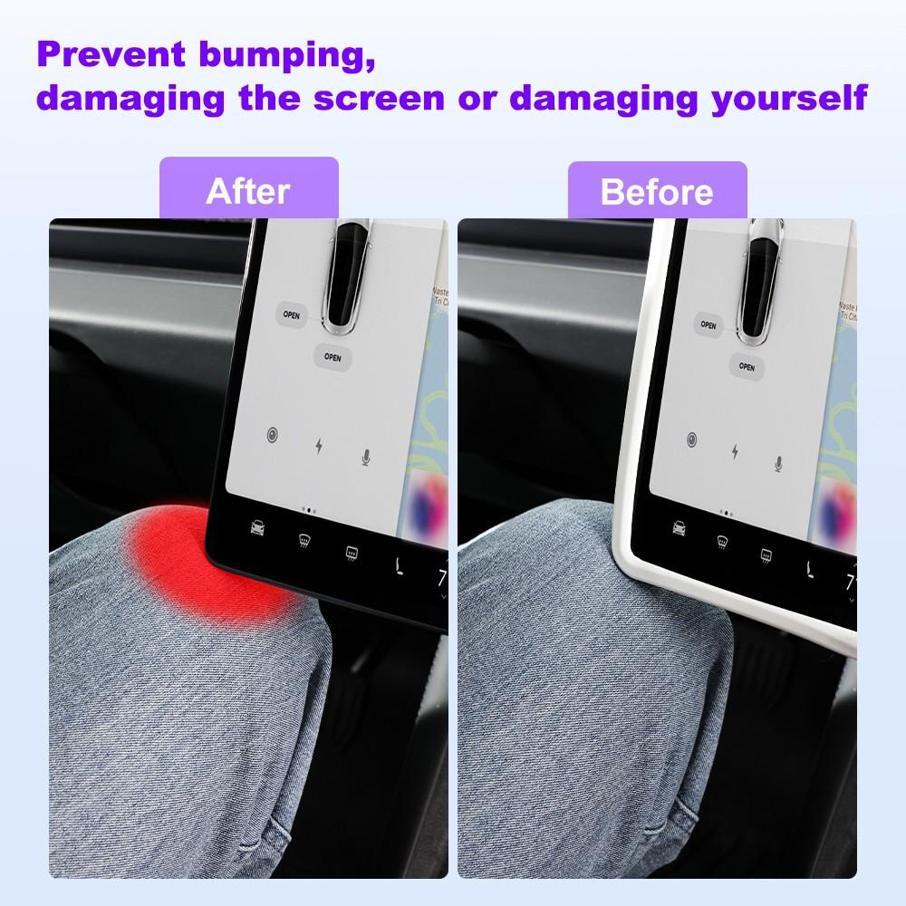 Car Screen Protector Silicone Frame Display Edge Body Cover Central Control Accessories for Tesla Model 3 Y
