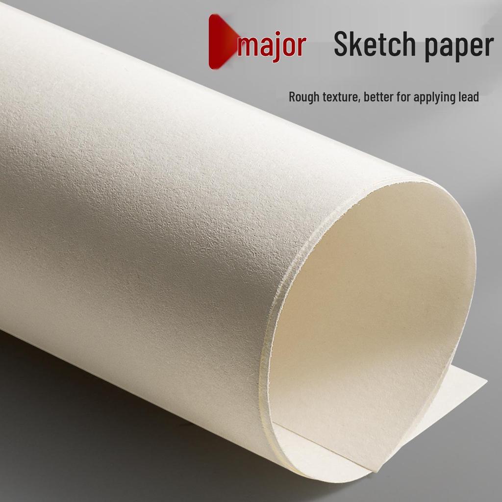 Zestaw papieru do szkicowania 8K i 4K dla studentów sztuki - Białe arkusze do rysowania A3 i A4 do szkiców odręcznych i ołówkiem
