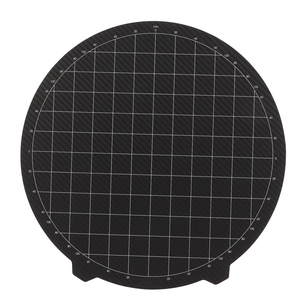 PEI Steel Plate 265x265mm Round Flexible Bending Resistance Hot Bed Steel Plate for FLSUN QQ QQS QQS Pro