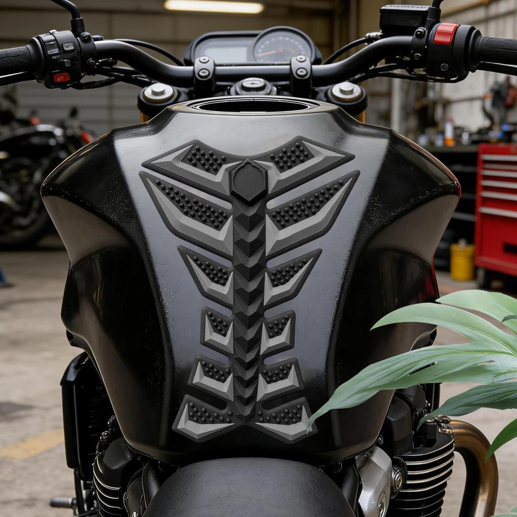 Stickers For Motorcycles 3D Fish Bone Protector Adhesive Decor Motorcycle Decorative Stickers For Adults Oil Tank Street Car