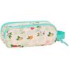 Trousse Double - SAFTA - VAIANA - Confortable - Polyvalente - Beige/Bleu