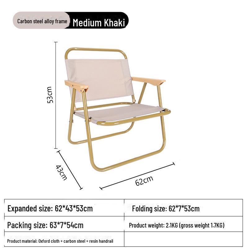 Kermit Outdoor Folding Table and Chair Set - Portable Camping and Beach Chair