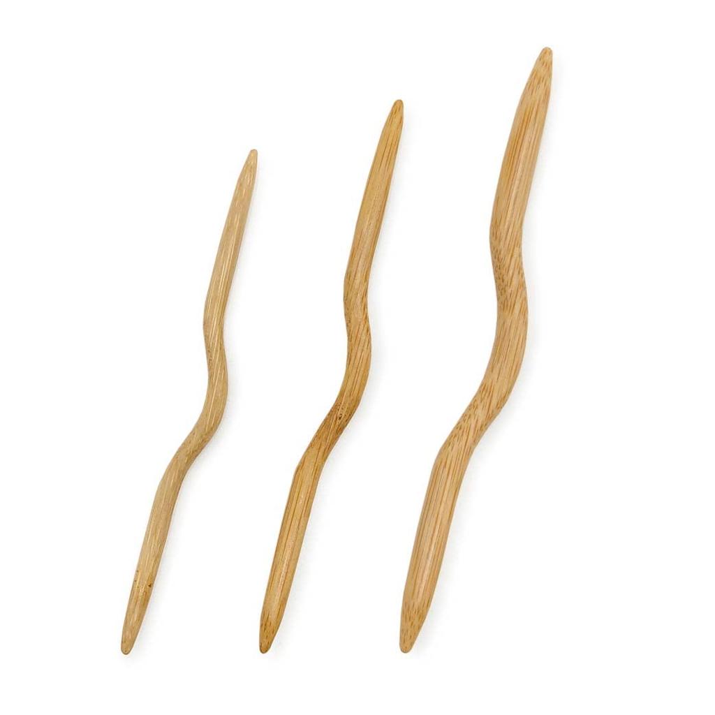 Seeknit Umber Bamboo Knitting Hooks x 3