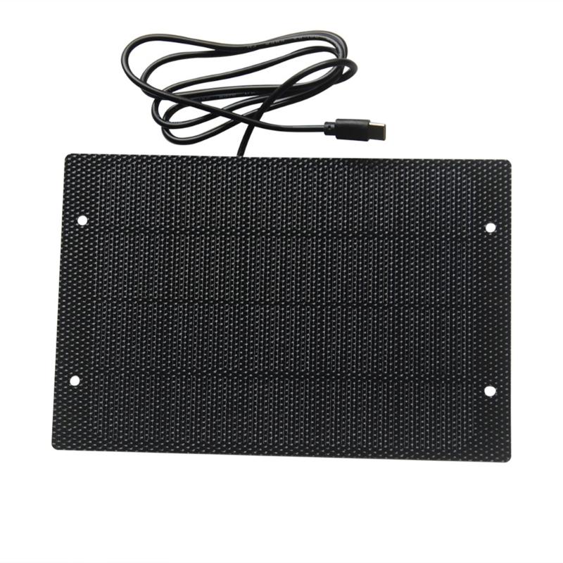 Solar Panel for Security Camera 5V 5W Solar Panel Battery Camera Solar Panel Weatherproof Electronic Supply