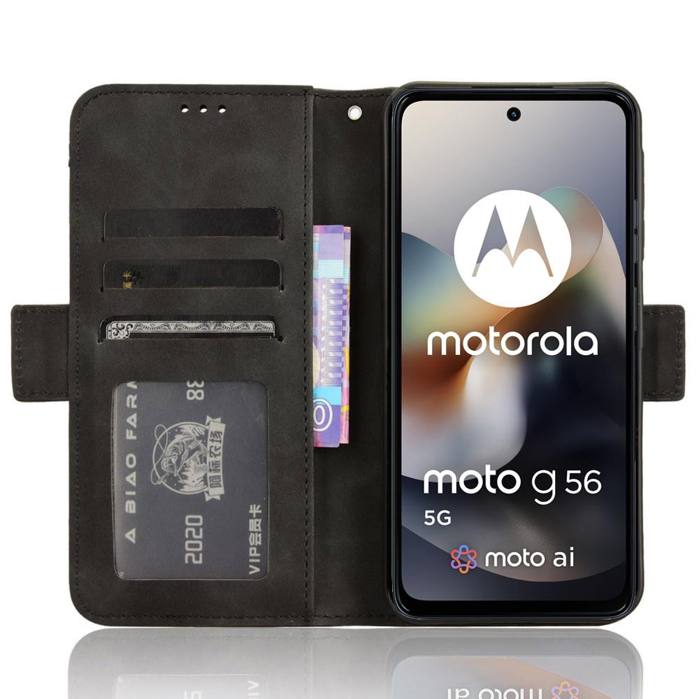 Flip Case for Motorola Moto G56 5G, Card Slot, Black