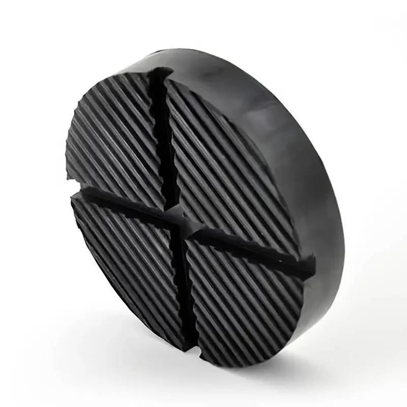 Hot Sale Practical Car Lift Jack Stand Pads Black Rubber Slotted Floor Pad Frame Rail