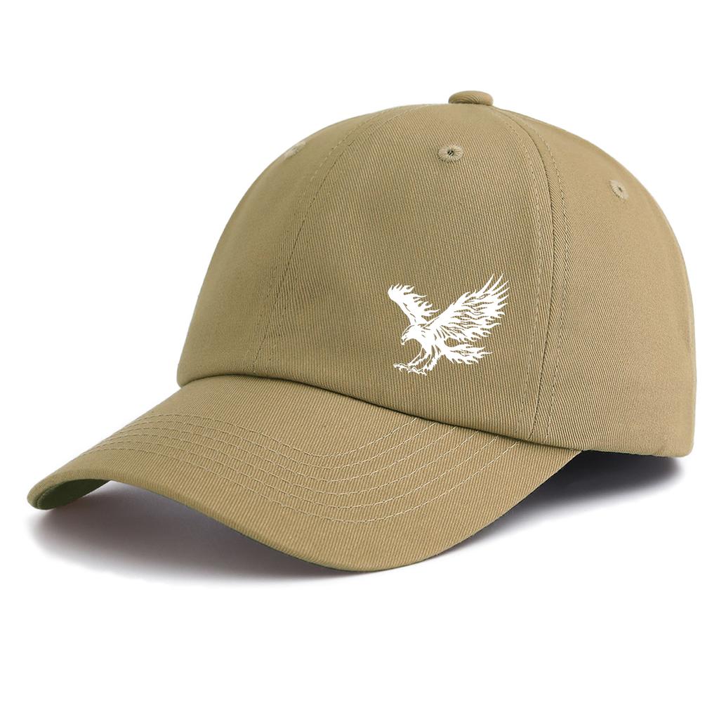 1pc EAGLE Print  Baseball Cap for Adults  Minimalist Retro Style Casual Soft Adjustable Dad Hat Perfect As Gift