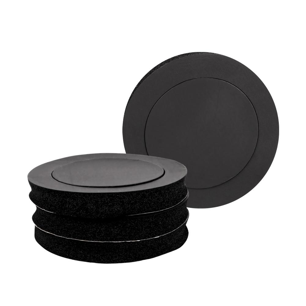 4Pcs 6.5 Inch Universal Car Speaker Foam Ring Soundproof Acoustic Seal Pad Strong Self-Adhesive Auto Door Audio Enhancer Heat Shields 2