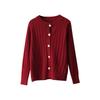 Women's Lazy Style Japanese-Style Cardigan Knit Sweater Autumn Winter Loose Short Outer Jacket Undershirt Top