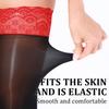 Horse Oil Added Anti-Sliding Shiny Silicone Floral Lace Sexy Stocking Party Style Hold-Up Easily Hosiery Thigh High Kneesocks