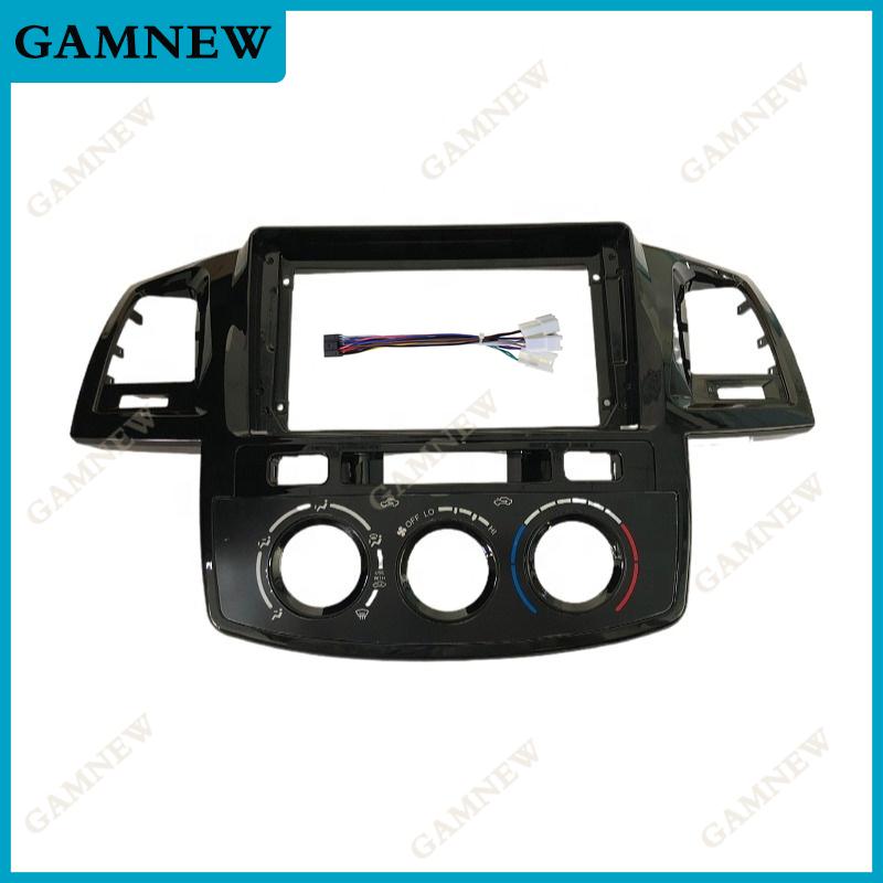 9 Inch Car Frame Fascia Adapter For Toyota Fortuner Hilux Vigo 2007-2015 Android Radio Dash Fitting Panel Kit