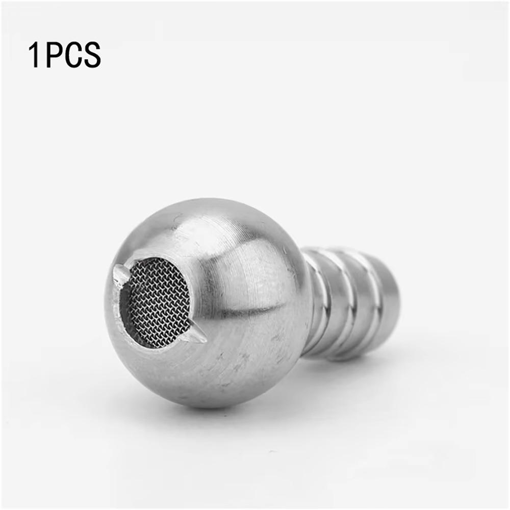 

1/2/3/5 шт. Многоразовые шариковые насадки для шланга из нержавеющей стали, аксессуары для автомобильной пены для мойки высокого давления 1Pcs