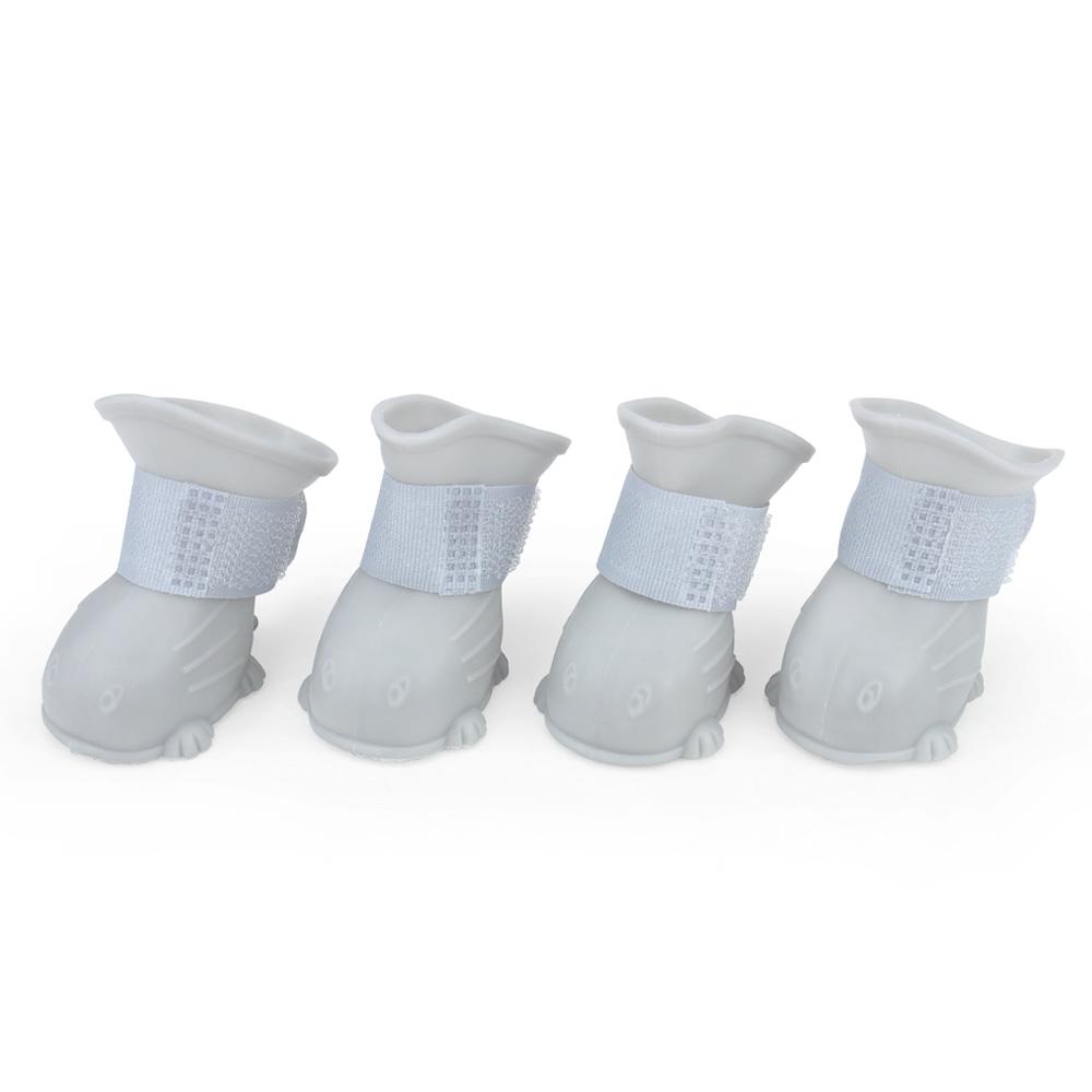 Small Dog Shoes Puppy Silicone Anti-slip Boots Waterproof Pet Rain Shoe For Mini Dog