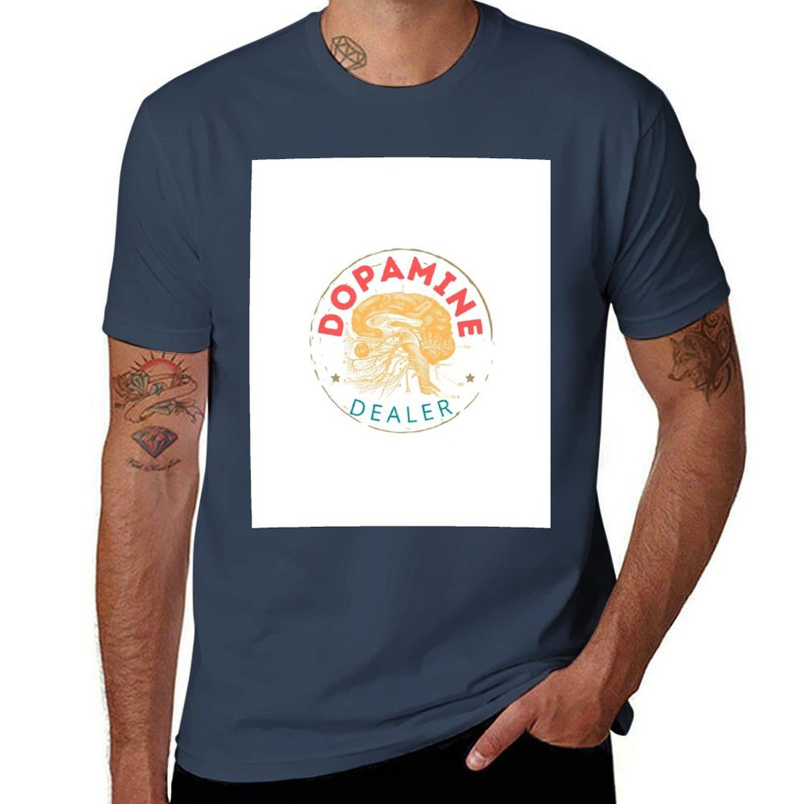 Dealer Dopamine TShirt Basic Simple Casual Short Sleeve Tee S