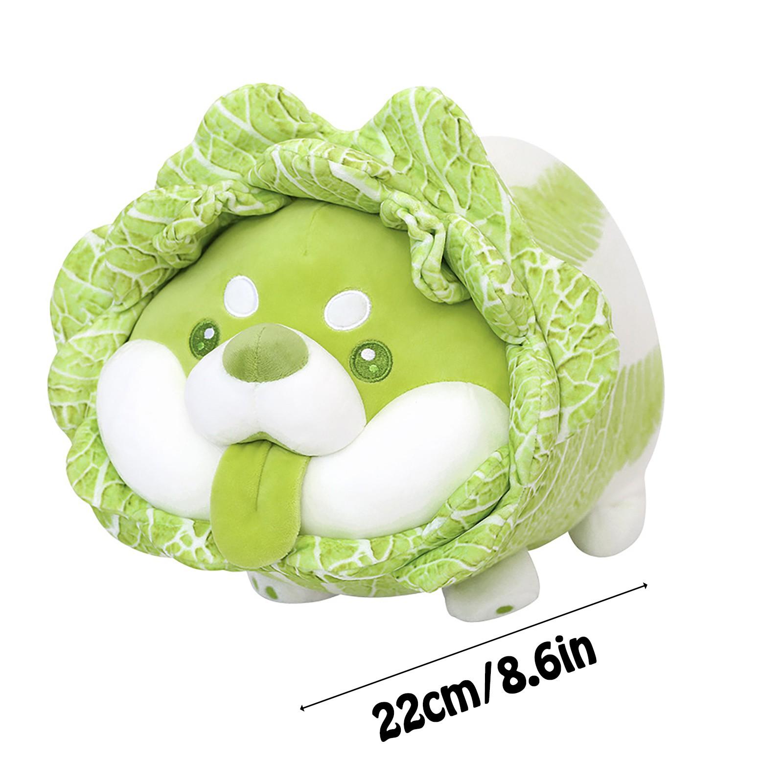 

Плюшевые куклы с капустой, фаршированные овощи, подушки для собак, мягкая мультяшная игрушка One Size