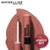 Maybelline New York Sensational Liquid Matte Lipstick 7ml NU02 Strip It Off Lightweight Long Lasting Non Sticky Full Coverage Nude Lip Color