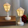 LED noční světlo jemná teplá záře bez blikání na baterie retro styl LED stolní lampa noční světlo dekorace