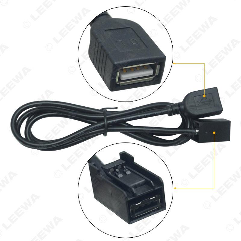 Honda/Mitsubishi AUX to USB Audio Cable for City, Accord, Odyssey, Crosstour, Civic