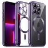 iPhone 13 Pro Case, Electro MagSafe, Purple + Screen Protector
