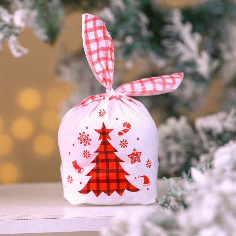 

Рождественский пакет со сладостями для детей - Маленький подарочный пакет для детского сада, яблок и угощений