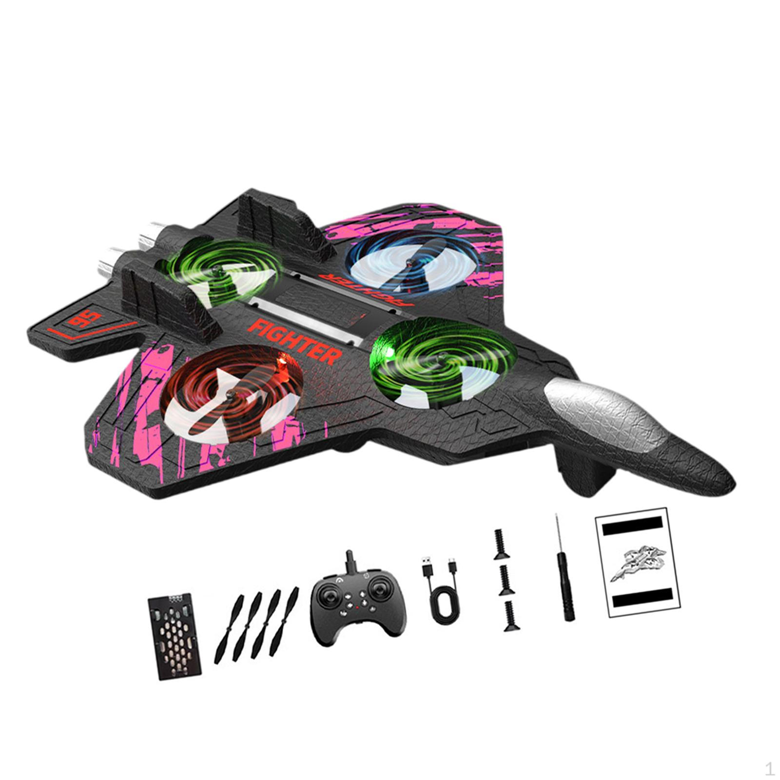 

Adjustable Speed Remote Control Plane, Gift Idea for Young Flyers Aged 8-12 рожевий