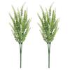 2Pcs Simulated Flowers High Simulation Bright Layered Bouquet No Withering Fading Fake Flower Home Office Decor