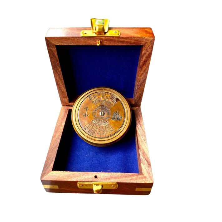 Antique Vintage Brass Pocket Compass Brass Nautical Compass Marine Compass Gift