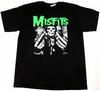 Das MISFITS T-Shirt Psycho Fiend Schädel Danzig Horror Punk Tee Herren Neu Unisex T-Shirt