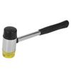 Rubber Hammer Detachable Double Head Rubber Mallet for Leather Crafts Jewelry Woodworking Flooring Installation
