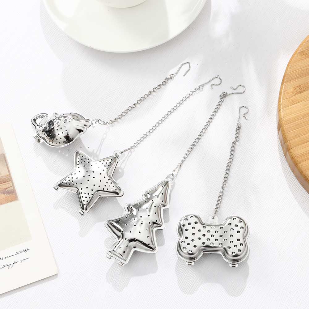 Strainer Stainless Hook Extended Mesh Loose Leaf Tea Infuser Small Tea Filter Tea Ball Infuser