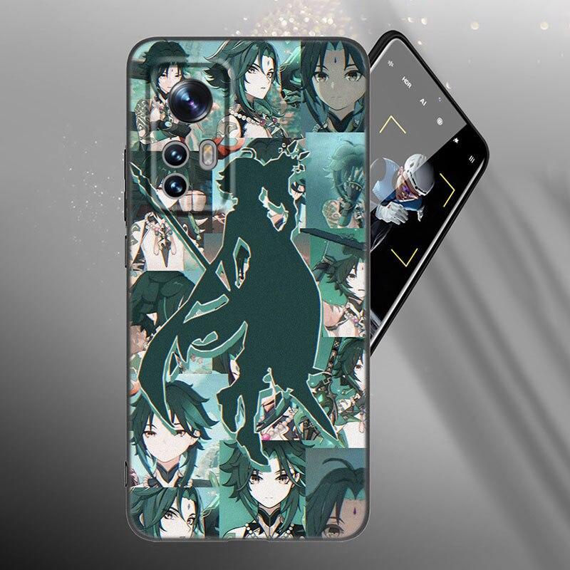 Game Genshin Impact Phone Case For Xiaomi Mi 10T 11i 11T Note 10 11 Lite NE F1 POCO F3 M3 X3 GT NFC M4 X4 Pro 5G Black Cover