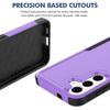 Shockproof Case For Samsung Galaxy S25 FE S25Plus S25+ S25Ultra S25Edge S25FE Funda TPU+PC Dual Layer Protect Cell Phone Cover