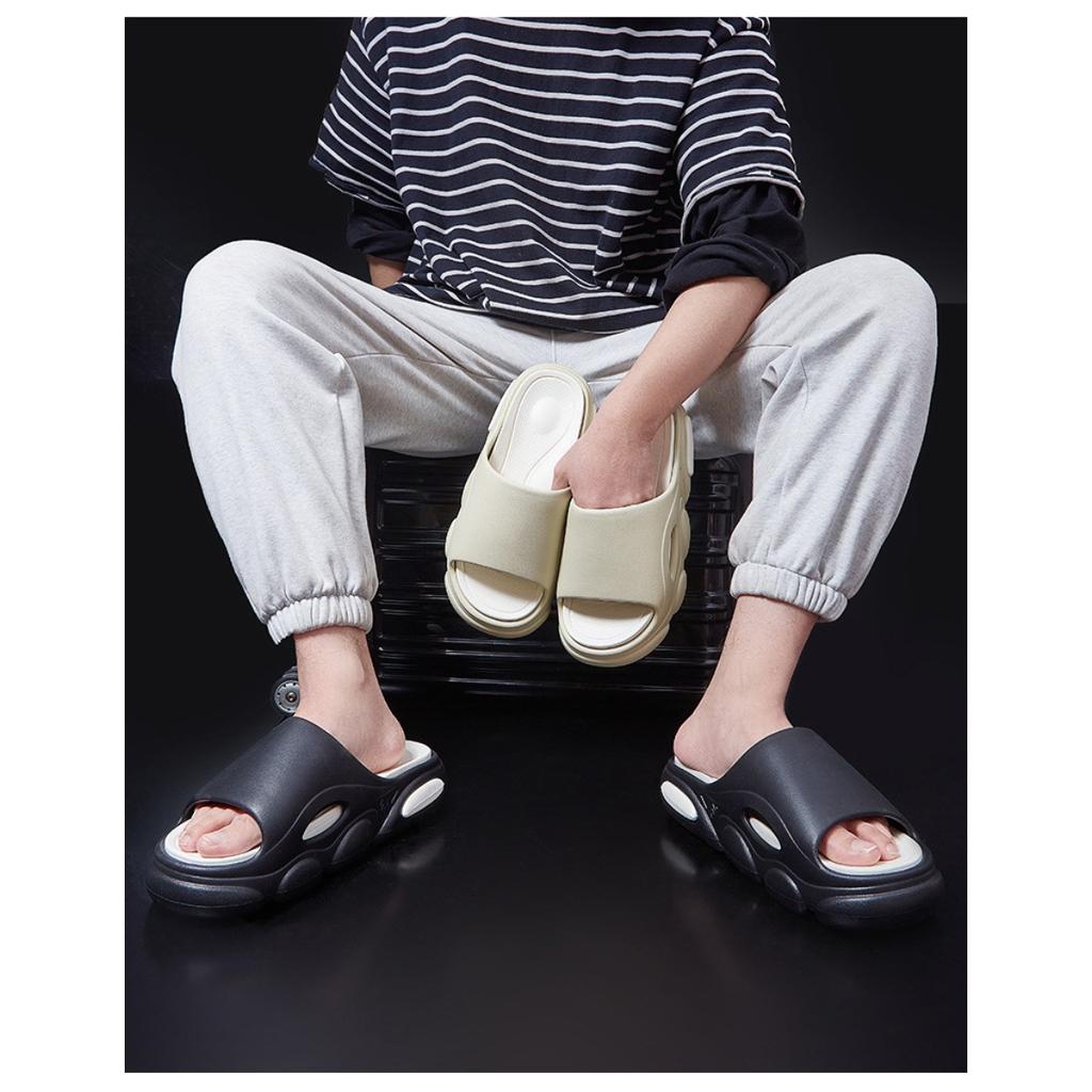 Thick Soled, Men's Slippers, Summer, Height Increasing, Wear-resistant, Non Slip, Home Slippers, Sandals, Sandals