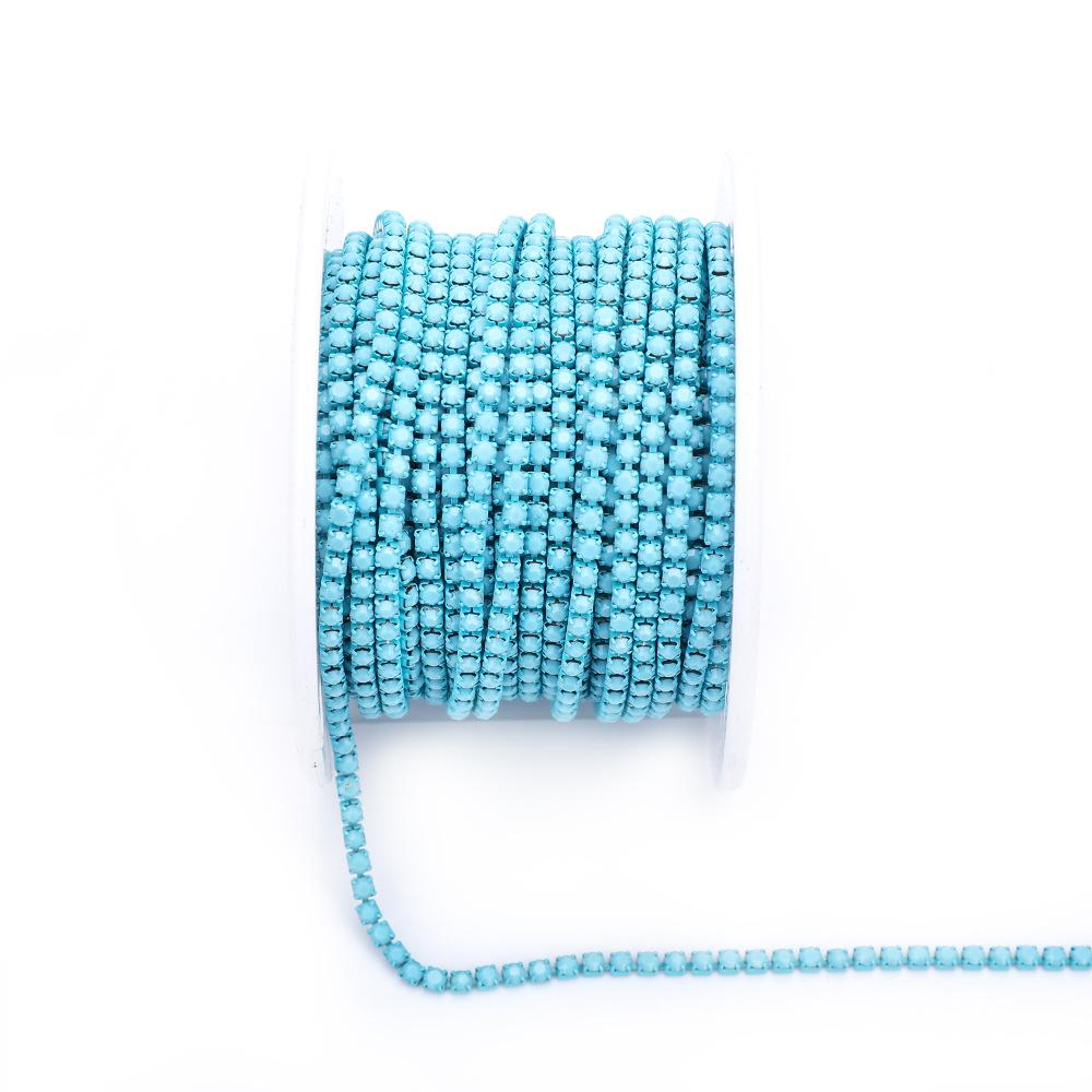 Weichen Specializes In Protein Color Electrophoresis Claw Chain Ceramic Single Row Rhinestone Chain Diy Jewelry Accessories Clothing Accessories