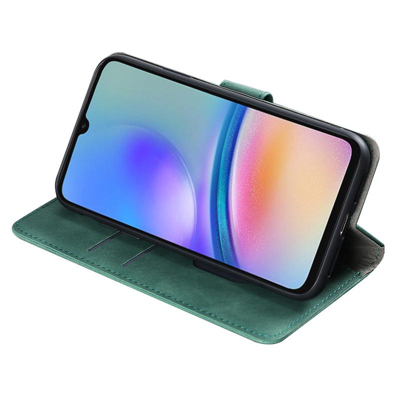 For Samsung Galaxy A05s 4G Case Skin-touch PU Leather Wallet Stand Phone Cover