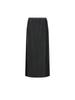 Women's Winter Knit Snowflake Velvet Skirt - Korean Style, Warm, Versatile, Loose Slimming, Back Slit Midi Skirt
