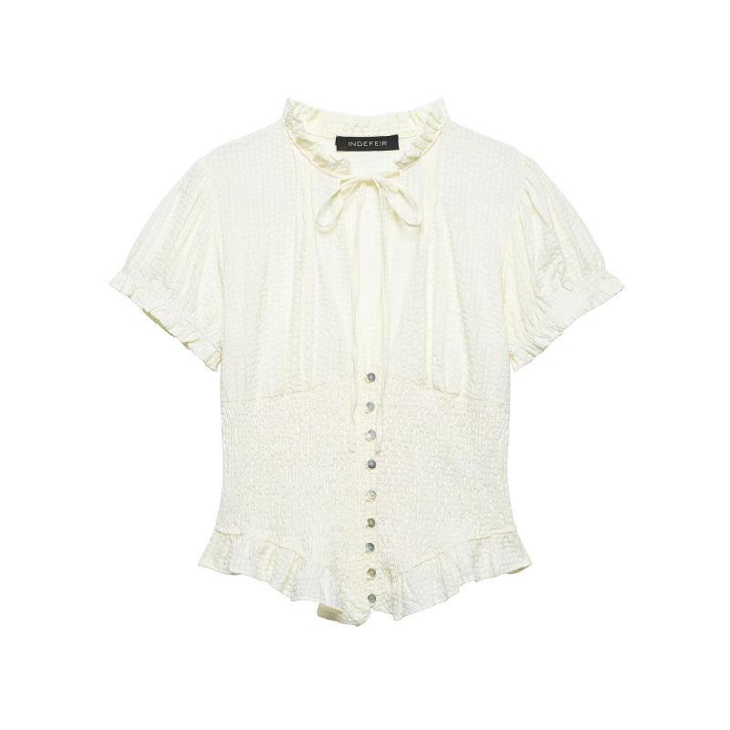 Spring 2026 Fashion: European & American Style Bow Top Small