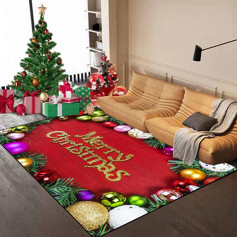 Carpet for Living Room European Classical Blue Flower Carpet Non-slip Bedroom Large Area Floor Mat Washable Cloakroom Lounge Rug