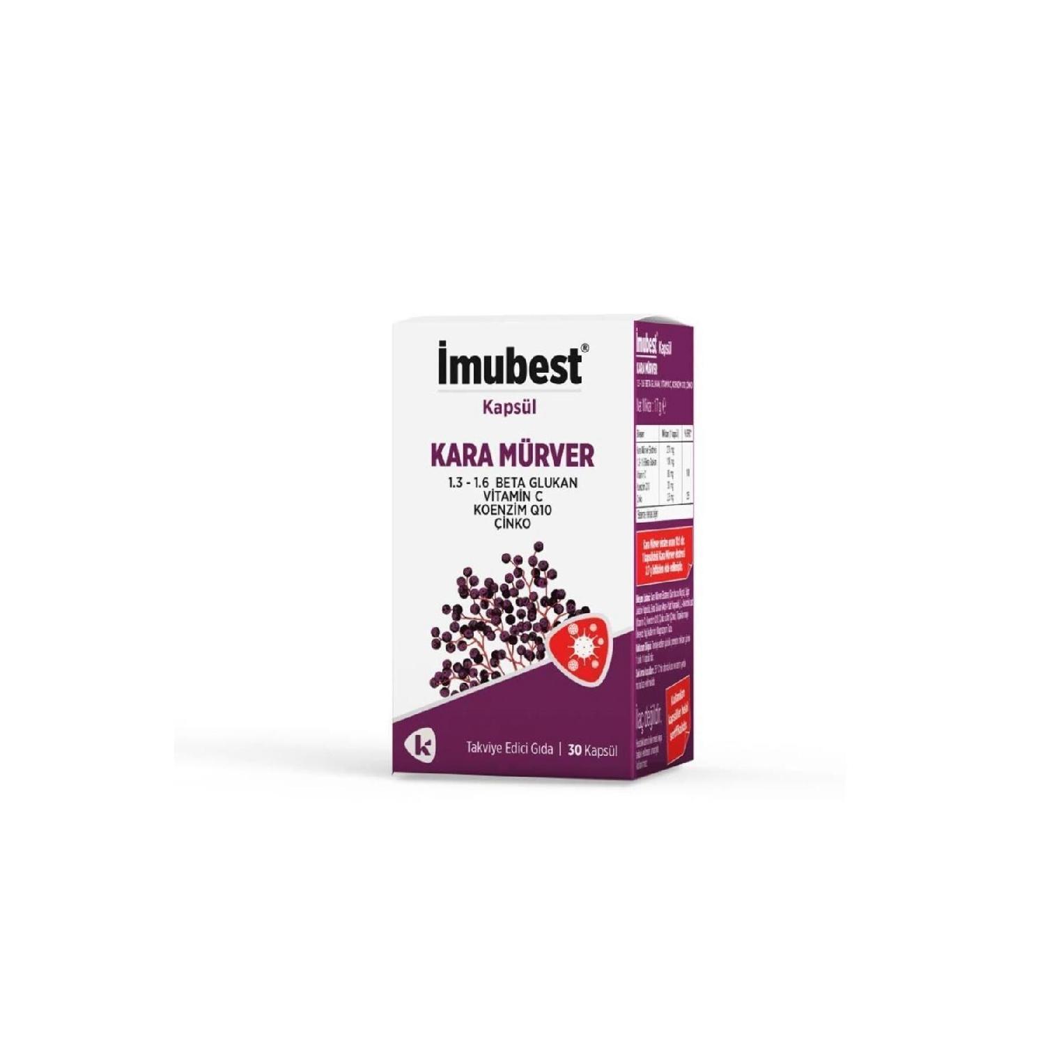 

Std Imubest Black Elderberry 30 Capsules (single)