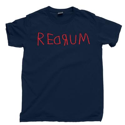 REDRUM T-Shirt Rückwärts geschrieben ist Murder The Shining Stanley Kubrick T-Shirt Poster