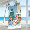 Christmas Family Fun Beach Towel Soft Durable Quick-Dry Comfortable Lightweight Suitable for Swimming, Gym, Camping, Yoga Vacation