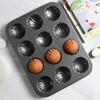 Cake Mold 6/12 Cavity Food Grade Seashell Shape Non-stick DIY Carbon Steel Muffin Cupcake Pan Bakeware Kitchen Supplies