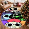 Dandy's World Pattern Round Rug, Indoor/Outdoor Mat, for Picnic, Gameroom, Bedroom, Office, Living Room, Home Decor Carpet, Birthday Gift