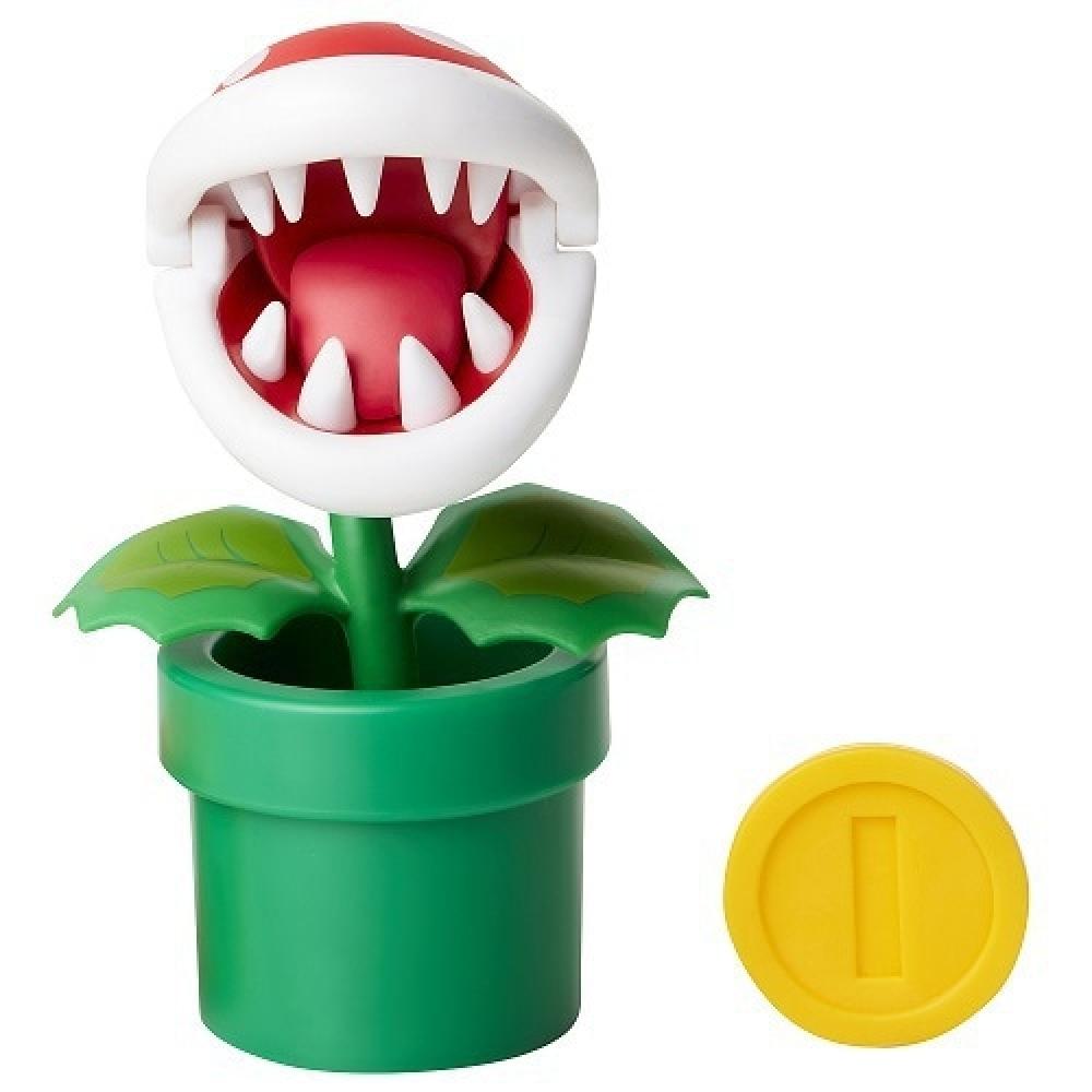 

Sanei Trading Fcp 007 Super Mario Figure Collection Plus Puckun Flower Coin Included [painted Action Figure Total Height Approx. 104 Mm]
