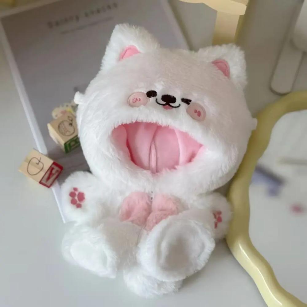 20cm Plush Doll Clothes Animal Onesie Outfit, Cute Fox & Bunny Costume for 20cm Cotton Dolls, Universal Doll Clothing Accessorie