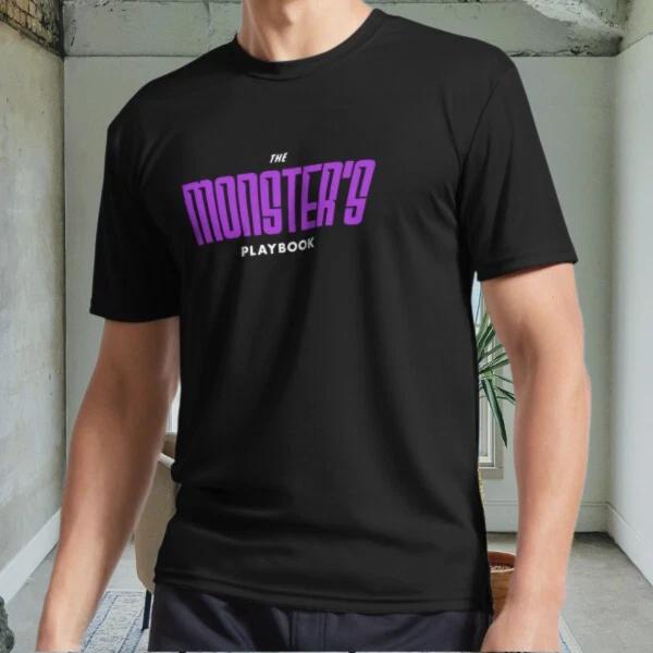 

New The Monsters Playbook Active Logo Men s Black T shirt Funny Size S to 5XL S